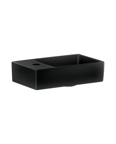 Gustavsberg Artic S håndvask 36cm højre hh tv mat sort - 1
