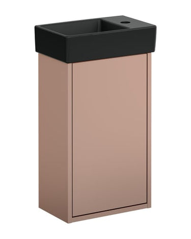 Gustavsberg Artic S møbelsæt 36cm vask hh tv mat sort/peach - 1