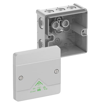 Forgreningsdåse Abox 025-L 87X87x52mm grå IP66 - 1