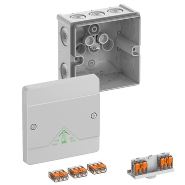 Forgreningsdåse Abox SLK-4mm² 102X102X57mm grå IP66 - 1