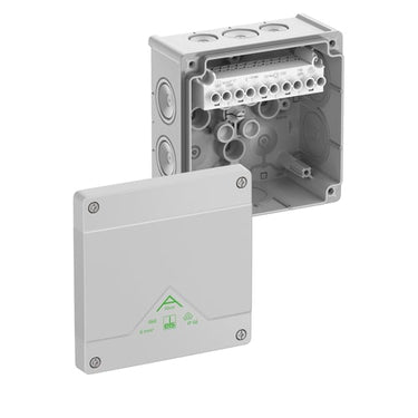 Forgreningsdåse Abox 060mm -6mm² 127X127X70mm grå IP66 - 1