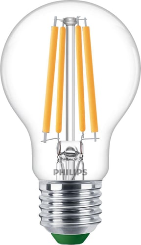 Philips MASTER Ultra Efficient LED Standard 4W (60W) E27 830 A60 Klar Glas - 1