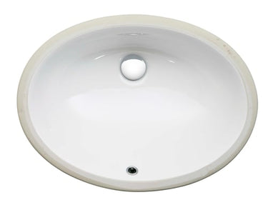 Lavabo Tea håndvask porcelæn 560x415x200mm underlim hvid - 1