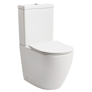 Lavabo Studio gulvstående toilet inkl. slim sæde 820x620x360mm 4/6l skjult lås hvid - 1