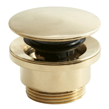 Lavabo Luna bundventil pop-op Ø63mm 1 1/4" massiv messing - 1