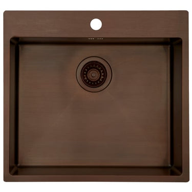 Lavabo Kubus køkkenvask m/hh bruneret messing - 1