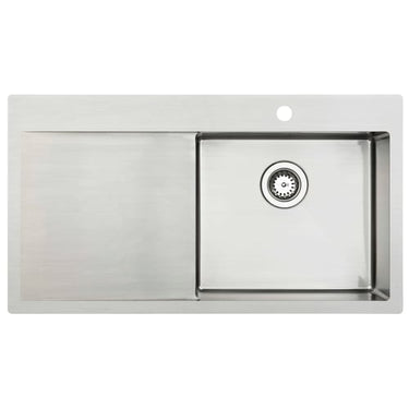 Lavabo Kubus 900 Soft køkkenvask 900x500x190mm mat rf - 1