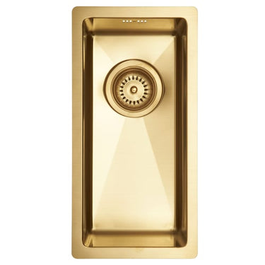 Lavabo Kubus 180 Soft køkkenvask 220x440x145mm strainer PVD sand - 1