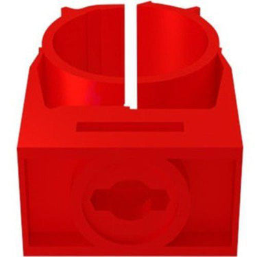 Bisson ABS004/25 Rørclips 25 mm rød - 1