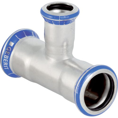 Geberit Mapress T-stykke reduceret 15x12x15mm rf - 1