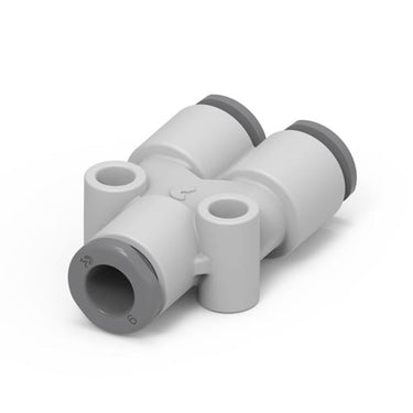 GripFit Push in fitting-Y - 8- 6mm tube G7560 8-6 S-RAPID FITT. GRIPFIT - 1