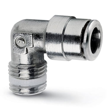 Push in fitting-fixed male elbow-6mm tube-1/4 thread S6500 6-1/4 SUPER-RAPID FITTING SPRINT - 1