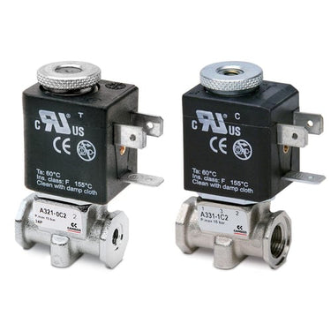 Directly operated sol valve-threaded body-3way-NC-1/8 A331-1C2-G7H SOLENOID VALVES - 1