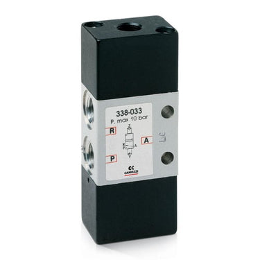 Pneumatic valve-3/2 -1/8 port-pilot pilot338-033 ELECTROP. SPOOL VALVE SER. 3 - 1