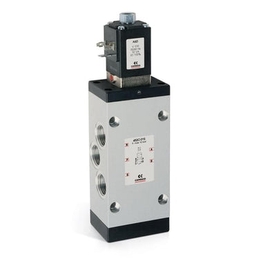 Electropneumatic valve-5/2-1/2-sol spring 22x22 452C-015-22 SOLENOID VALVE SER. 4 - 1