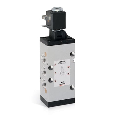 Electropneumatic valve-5/2-1/4-sol spring 454-015-22 SOLENOID VALVE SER. 4 - 1