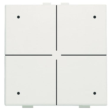 4-tryk med LED komfort hvid - 1