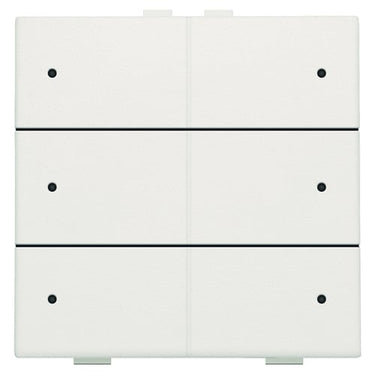 6-tryk med LED komfort hvid - 1