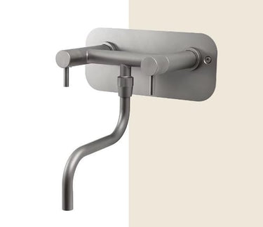 Eqi 5010 væghængt køkkenarmatur udendørs 1/2/15x150-350mm silkemat - 1