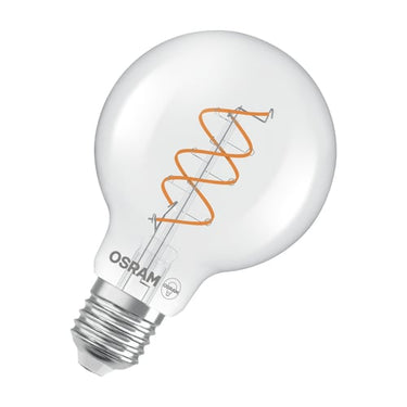 OSRAM Vintage 1906 LED globe80 filament spiral klar 806lm 7,2W/927 (60W) E27 dæmpbar - 1