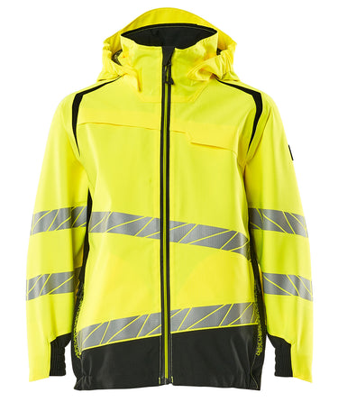 Mascot Skaljakke til børn 19901 Hi-Vis gul/sort str 128 - 1