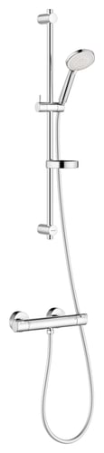 Damixa Core flex brusestangsæt m/termostat krom - 1