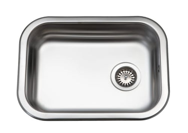 Intra Juvel køkkenvask mat K400 400 x 340 mm rf stål - 1