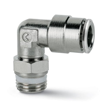 Push in fitting-swivel elbow-8mm tube-1/8 thread S6520 8-1/8 SUPER-RAPID FITTING SPRINT - 1
