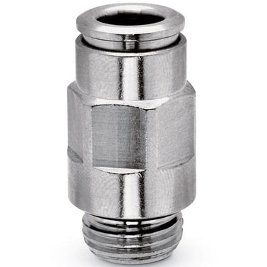 Dual seal push in fitting-male stud-4mm tube -1/8 thread 8512 4-1/8 SUPER-RAPID FITTING - 1