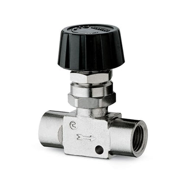 Panel mount flow conrol valve-bidirectional-fem-fem-1/8 2839 1/8 FLOW-CONTROL VALVE SER. 28 - 1