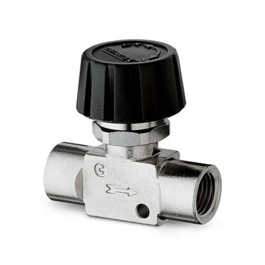 Inline flow control valve-bidirectional-female-female-3/8 2830 3/8 FLOW-CONTROL VALVE SER. 28 - 1