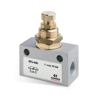 Inline flow control valve- unidirectional-1/8 RFU 483-1/8 FLOW-CONTROL VALVE - 1