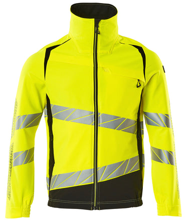 Mascot Jakke 19009 Hi-Vis gul/sort str M - 1