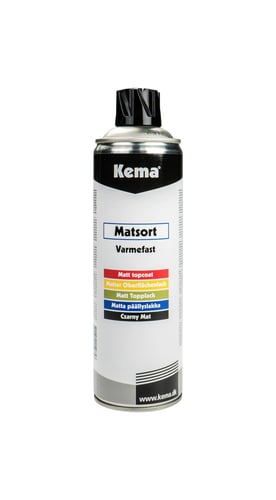 Spraymaling Kema matsort 500ml - 1