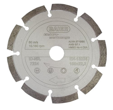 Diamantskive Ø180x22,2mm UNI S10 - 1