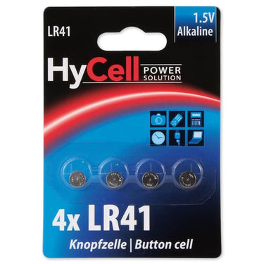 Batteri LR41 K4 1,5V Alkaline knapcelle - 1