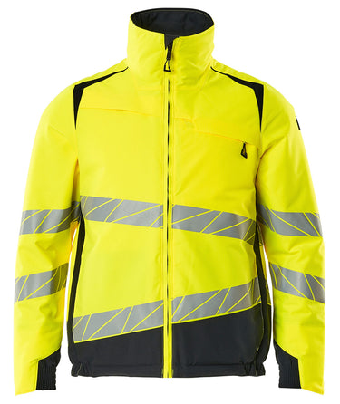 Mascot Vinterjakke 19435 Hi-Vis gul/mørk marine str XS - 1