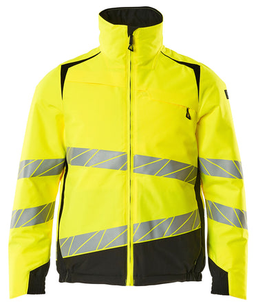 Mascot Vinterjakke 19435 Hi-Vis gul/sort str 5XL - 1