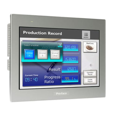 12" Wide touch panel display 2COM 2Ethernet USB host&device 24VDC GP-ProEX model - 1