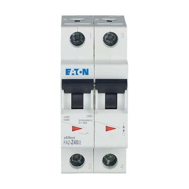 Automatsikring (MCB) Z-karakteristik 40Amp 2-Pol 15kA 2-moduler UL1077 FAZ-Z40/2 - 1