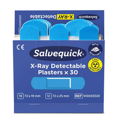 Salvequick X-Ray Detectable 30x6 plaster - 1