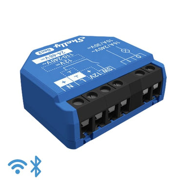 Shelly 1 Gen3 - WiFI relæ med potentialfrit kontaktsæt (12-48VDC/230VAC) - 1