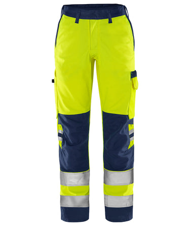 Green bukser dame kl.2 2642 Hi-Vis GPLU gul/marine str 48 - 1
