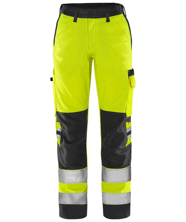 Green bukser dame kl.2 2642 Hi-Vis GPLU gul/sort str 46 - 1