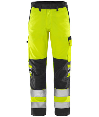 Green bukser kl.2 2651 Hi-Vis GPLU gul/sort str D100 - 1