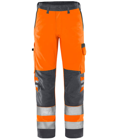 Green bukser kl.2 2651 Hi-Vis GPLU orange/grå str C58 - 1