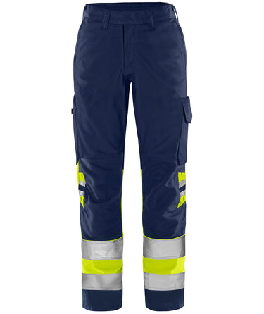 Green bukser dame kl.1 2652 Hi-Vis GPLU gul/marine str 48 - 1