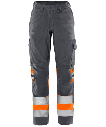Green bukser dame kl.1 2652 Hi-Vis GPLU orange/grå str 48 - 1