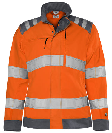 Green jakke kl.3 dame 4067 Hi-Vis GPLU orange/grå str L - 1