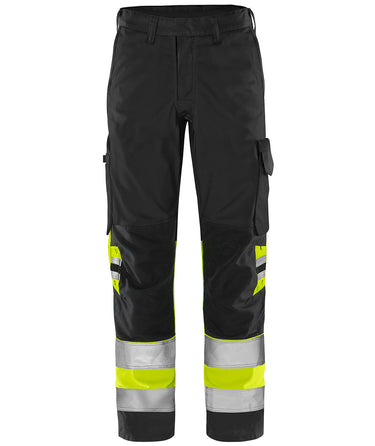 Green bukser kl.1. 2649 GPLU Hi-Vis gul/sort str C54 - 1